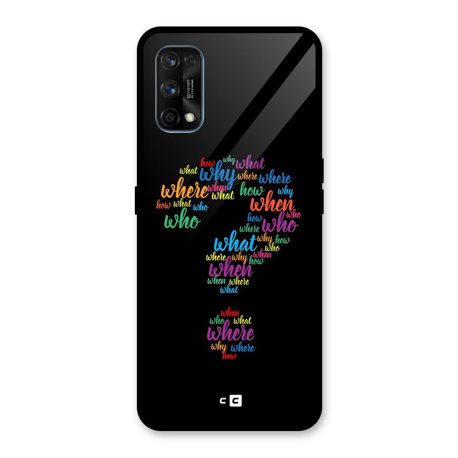 Why When Where How Glass Back Case for Realme 7 Pro