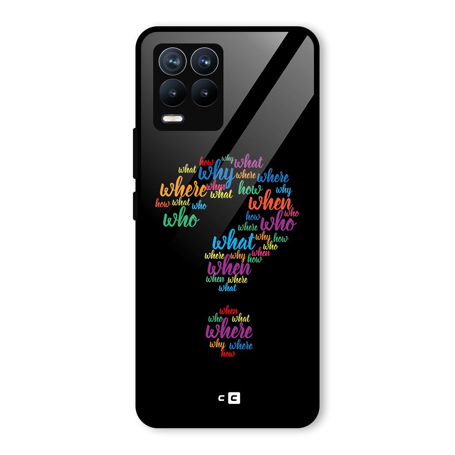 Why When Where How Glass Back Case for Realme 8 Pro
