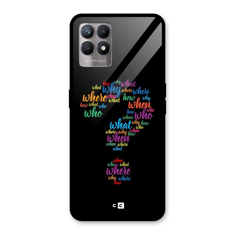 Why When Where How Glass Back Case for Realme Narzo 50