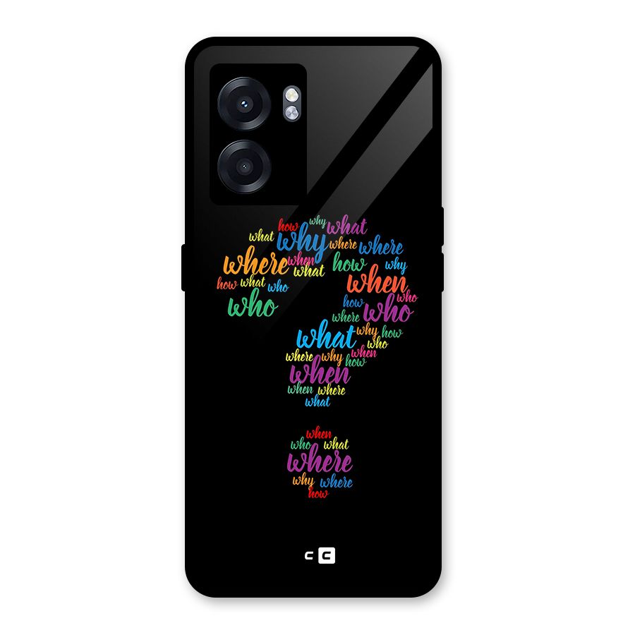 Why When Where How Glass Back Case for Realme Narzo 50 5G