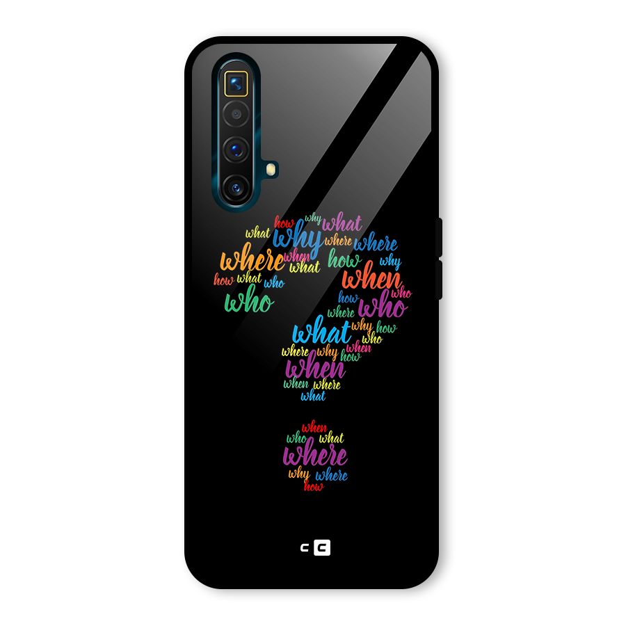 Why When Where How Glass Back Case for Realme X3 SuperZoom