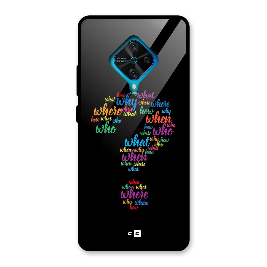 Why When Where How Glass Back Case for Vivo S1 Pro