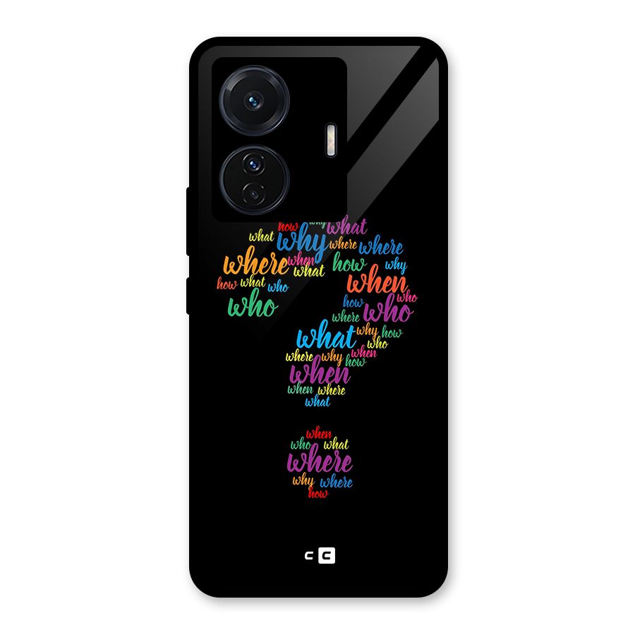 Why When Where How Glass Back Case for Vivo T1 Pro