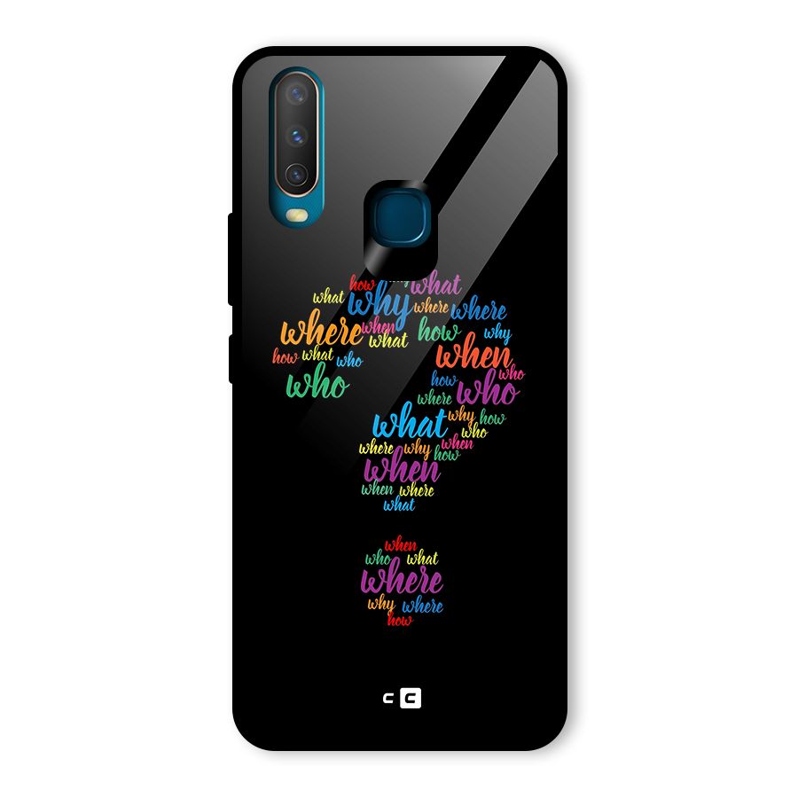 Why When Where How Glass Back Case for Vivo U10