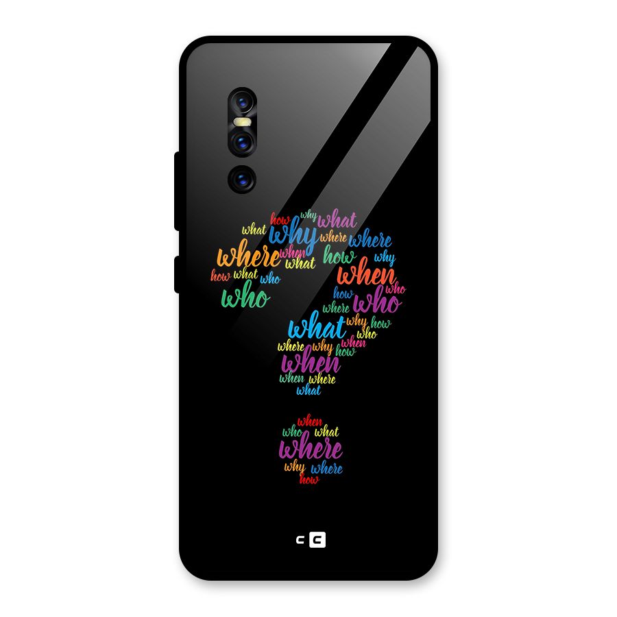 Why When Where How Glass Back Case for Vivo V15 Pro
