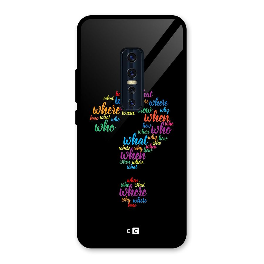 Why When Where How Glass Back Case for Vivo V17 Pro