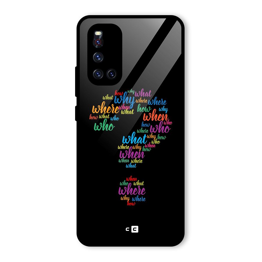 Why When Where How Glass Back Case for Vivo V19