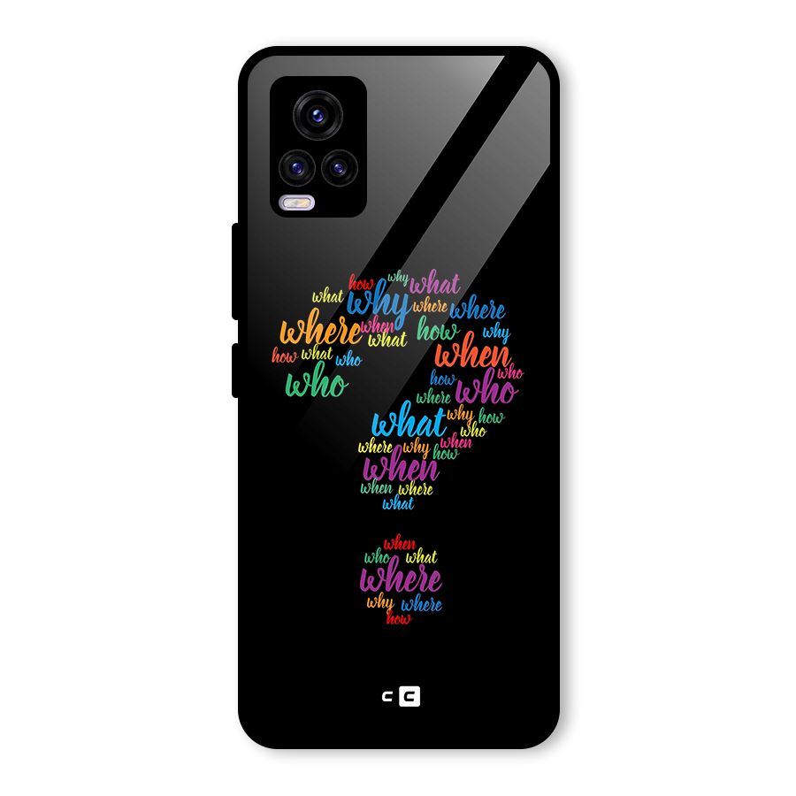 Why When Where How Glass Back Case for Vivo V20