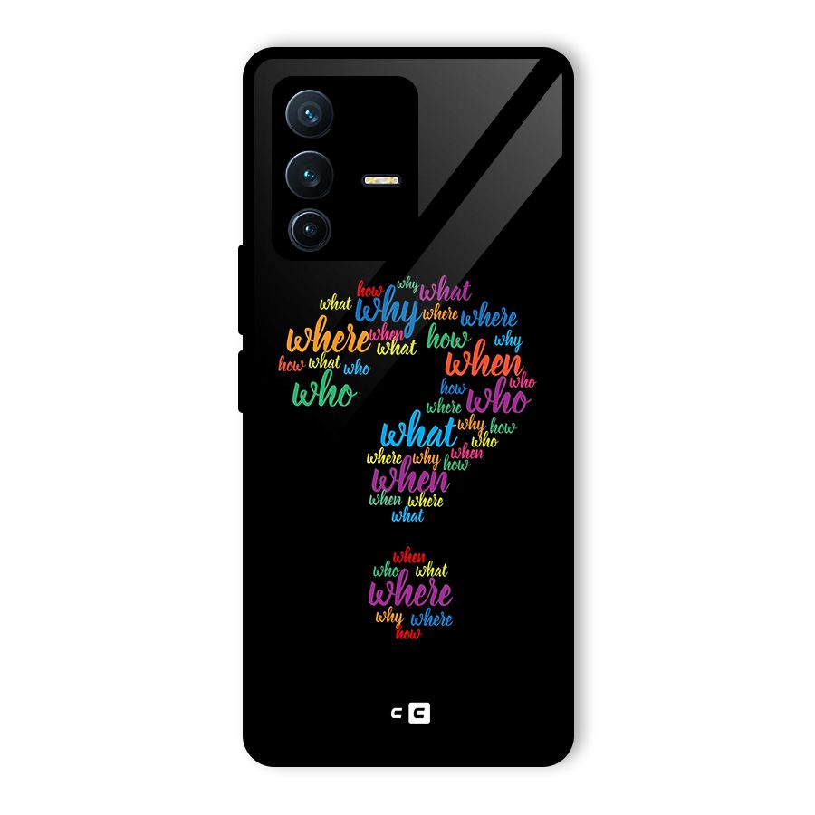Why When Where How Glass Back Case for Vivo V23 Pro