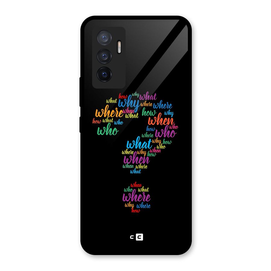 Why When Where How Glass Back Case for Vivo V23e