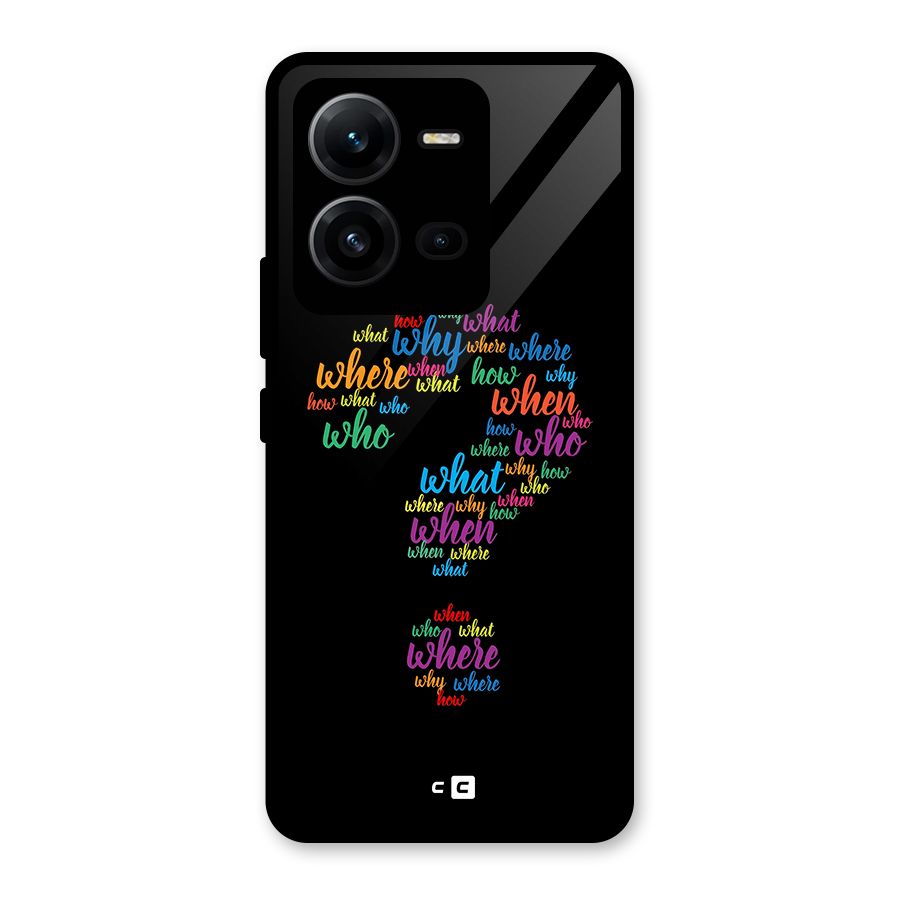 Why When Where How Glass Back Case for Vivo V25