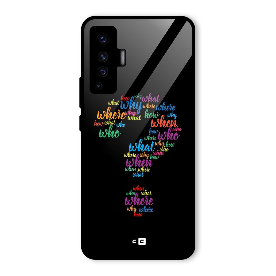 Why When Where How Glass Back Case for Vivo X50