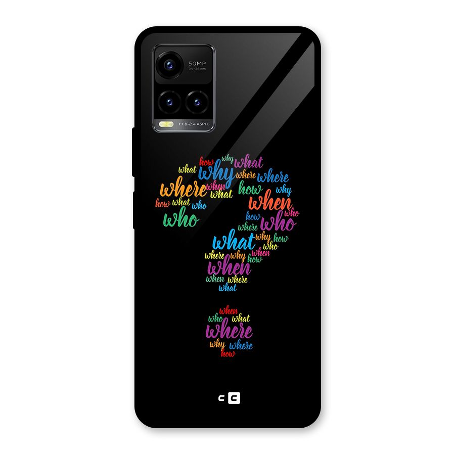 Why When Where How Glass Back Case for Vivo Y21G