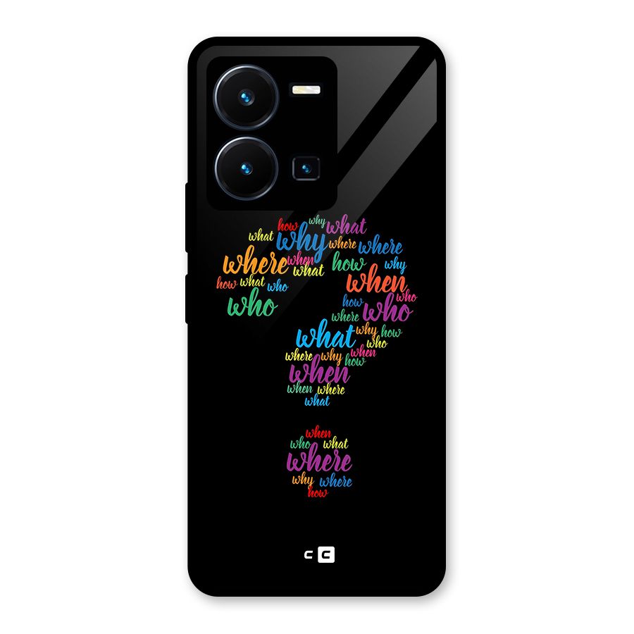 Why When Where How Glass Back Case for Vivo Y35