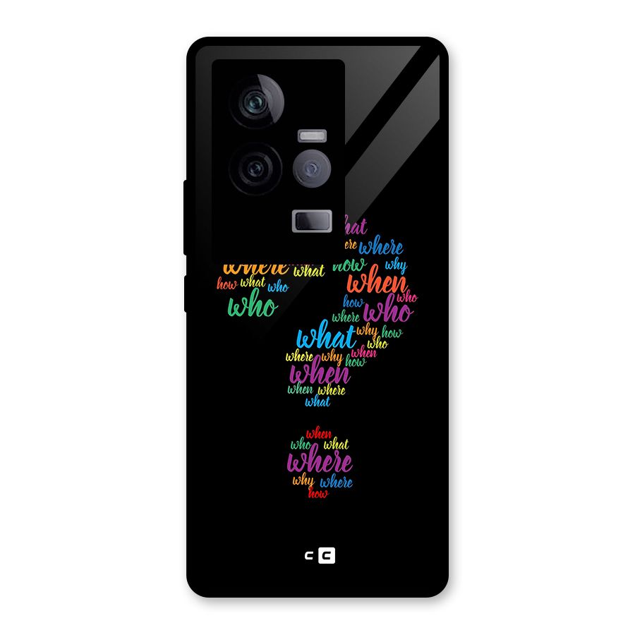 Why When Where How Glass Back Case for Vivo iQOO 11 5G