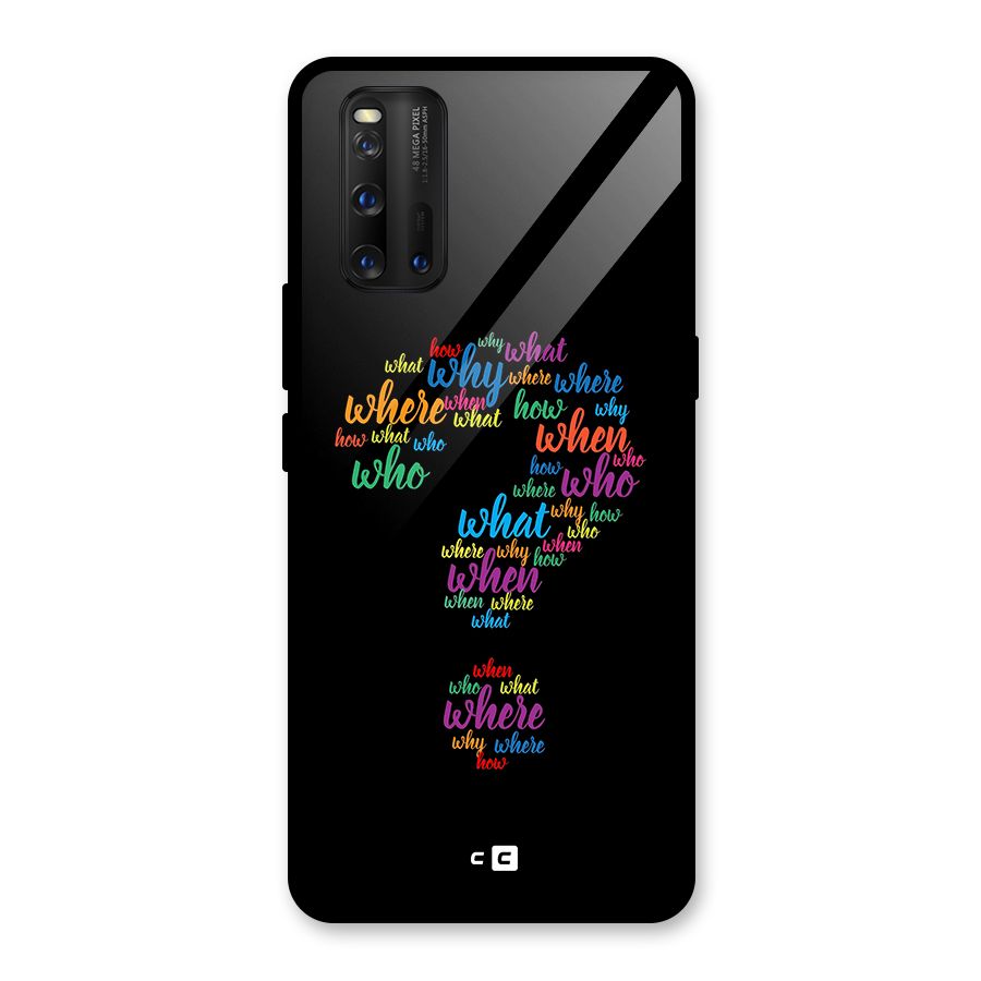 Why When Where How Glass Back Case for Vivo iQOO 3
