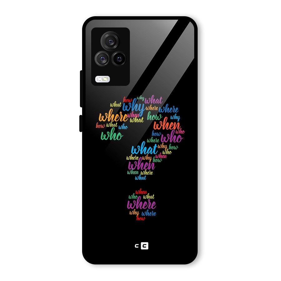 Why When Where How Glass Back Case for Vivo iQOO 7 Legend 5G