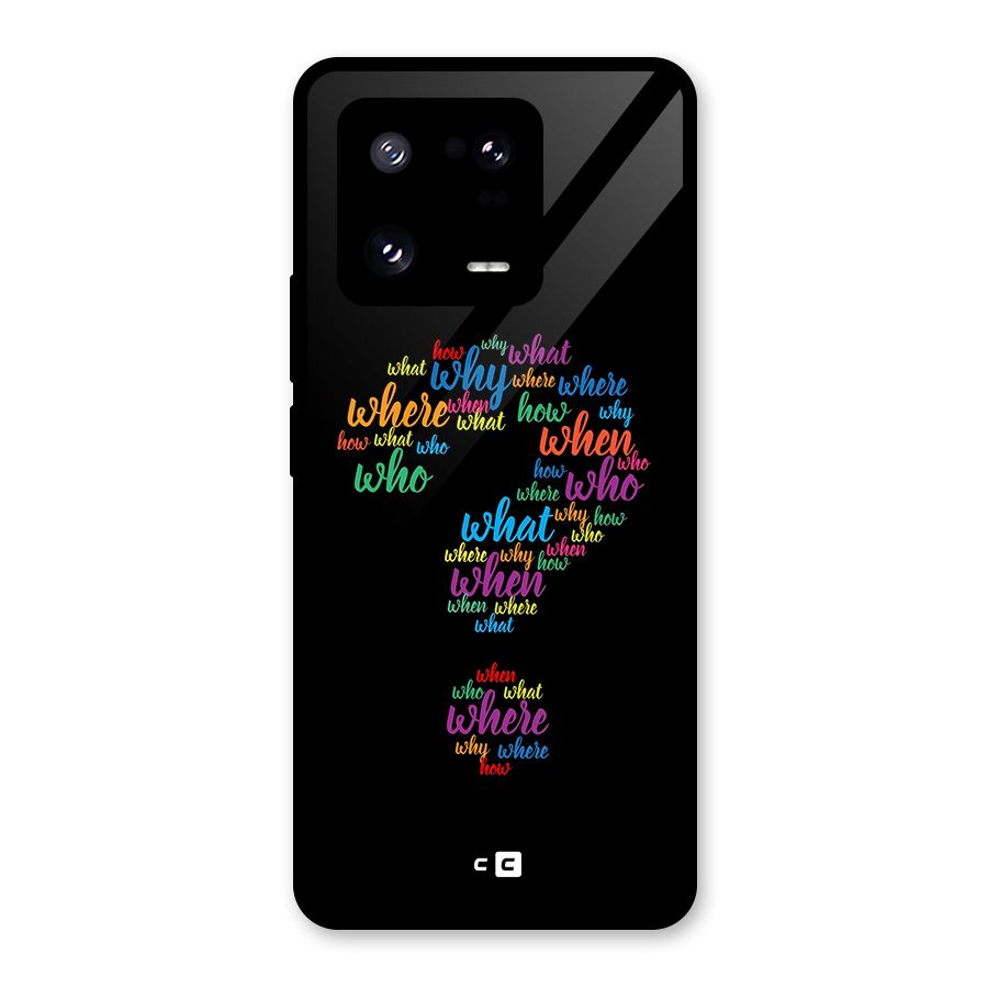 Why When Where How Glass Back Case for Xiaomi 13 Pro