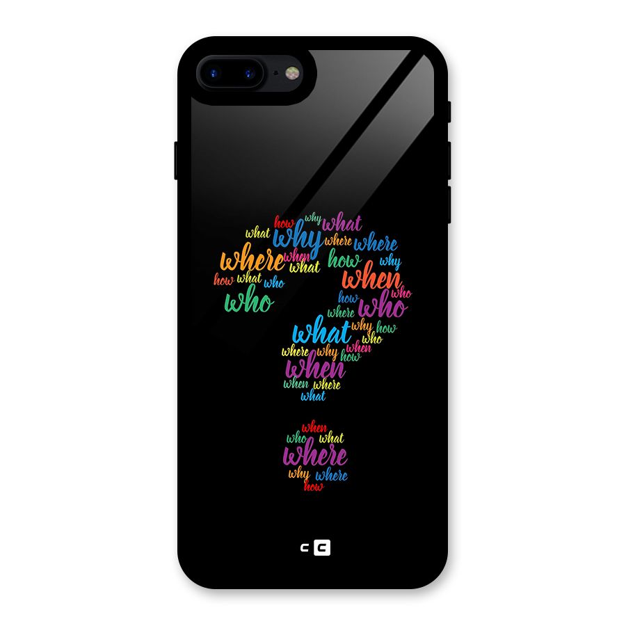 Why When Where How Glass Back Case for iPhone 7 Plus