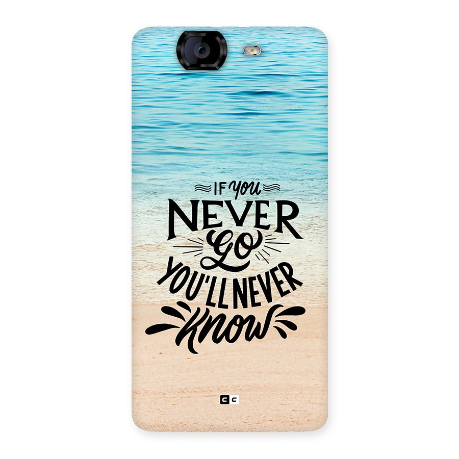 Will Never Know Back Case for Canvas Knight A350