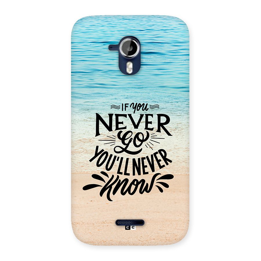 Will Never Know Back Case for Canvas Magnus A117