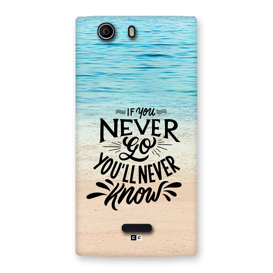 Will Never Know Back Case for Canvas Nitro 2 E311