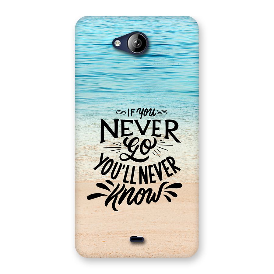 Will Never Know Back Case for Canvas Play Q355