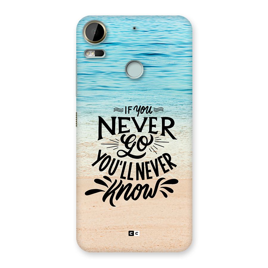 Will Never Know Back Case for Desire 10 Pro