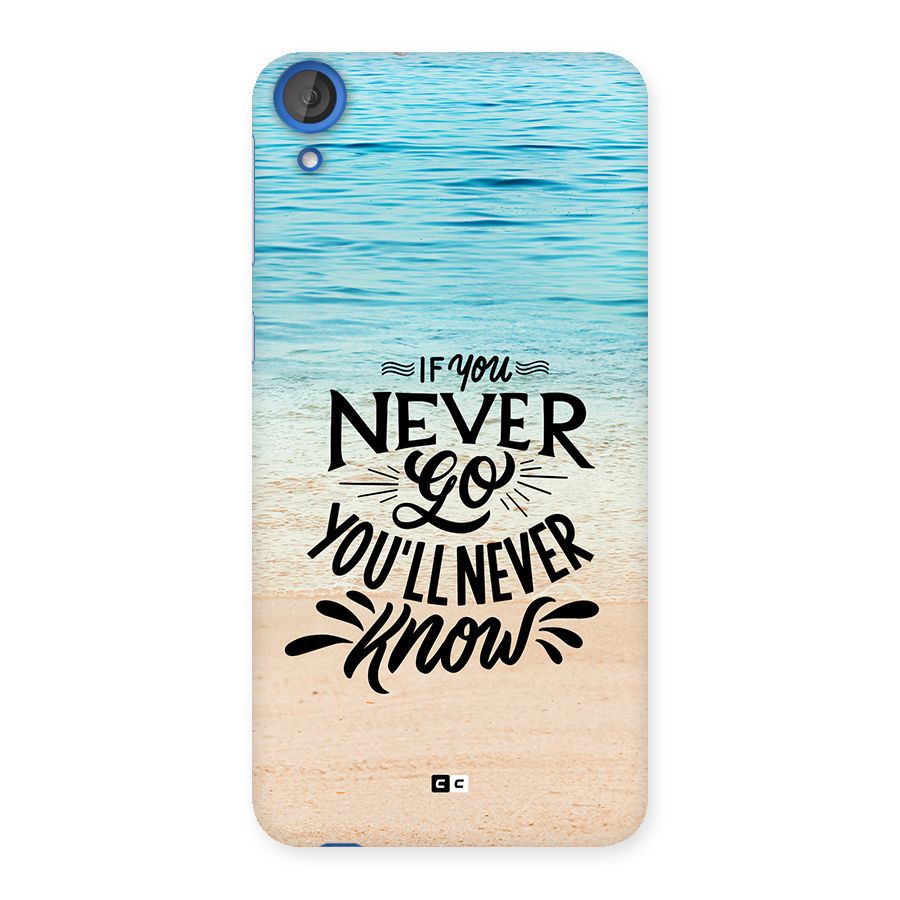 Will Never Know Back Case for Desire 820