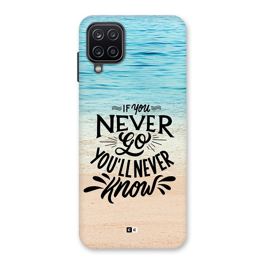 Will Never Know Back Case for Galaxy A12