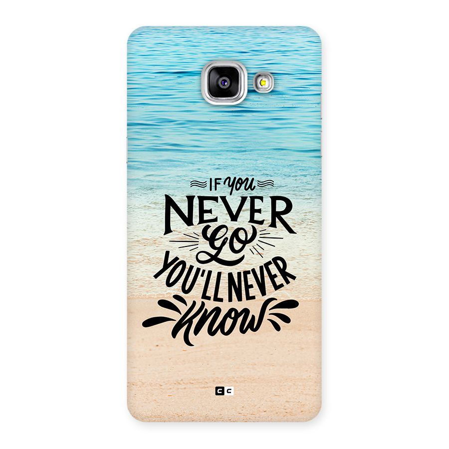 Will Never Know Back Case for Galaxy A5 (2016)