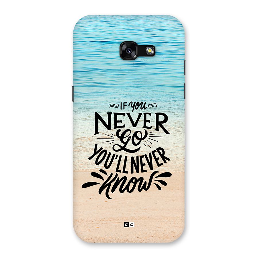 Will Never Know Back Case for Galaxy A5 2017