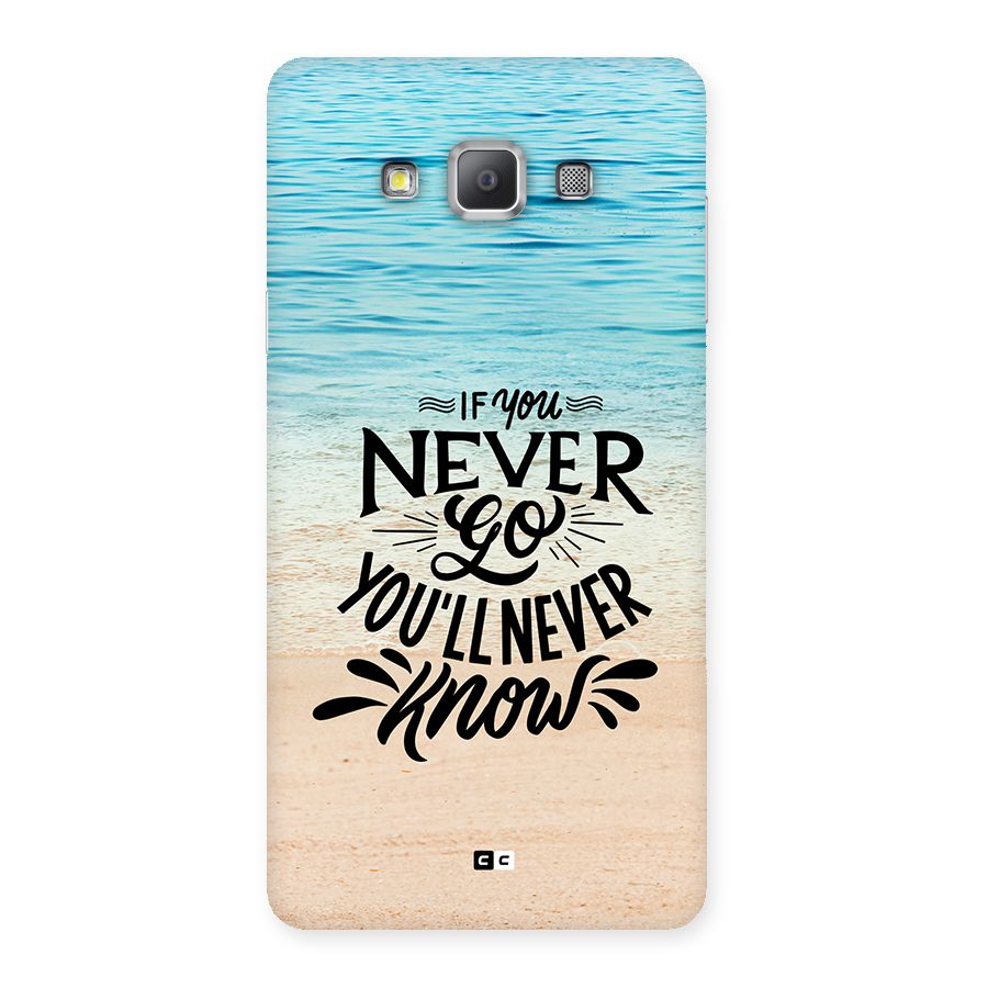 Will Never Know Back Case for Galaxy A7