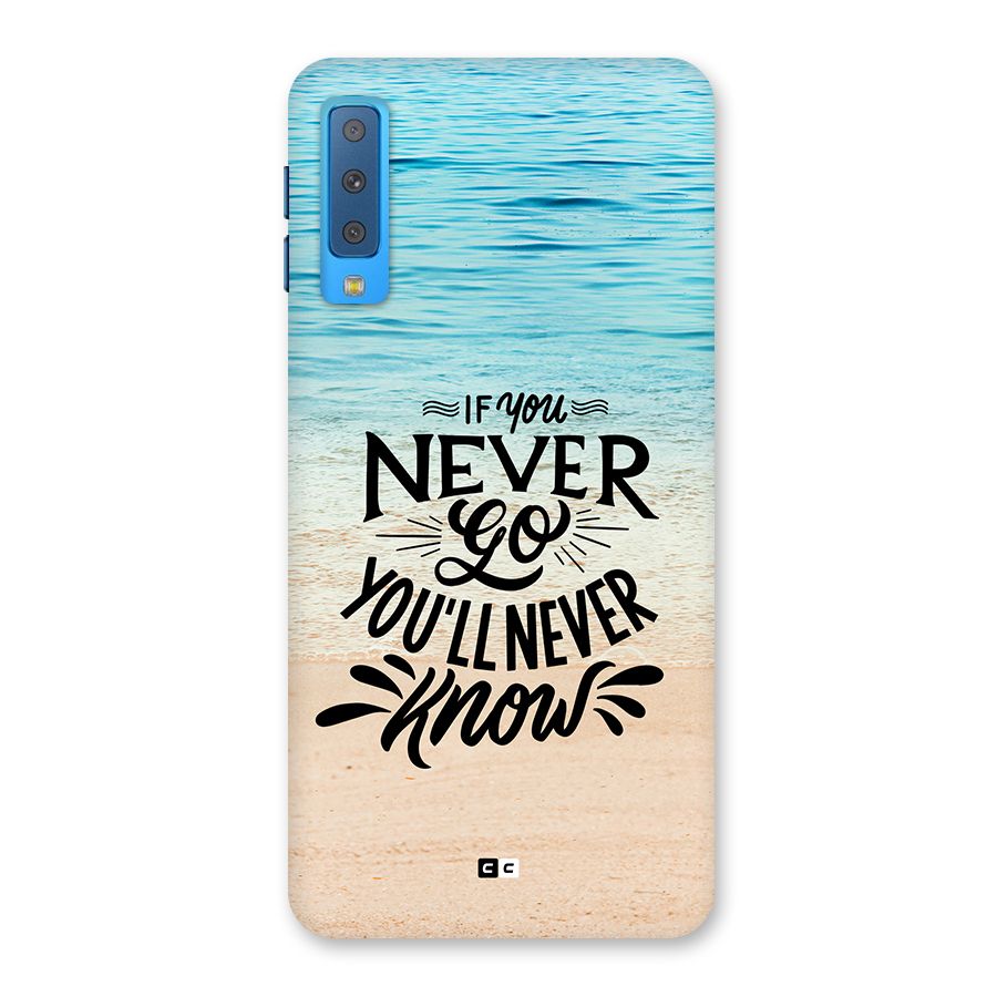 Will Never Know Back Case for Galaxy A7 (2018)