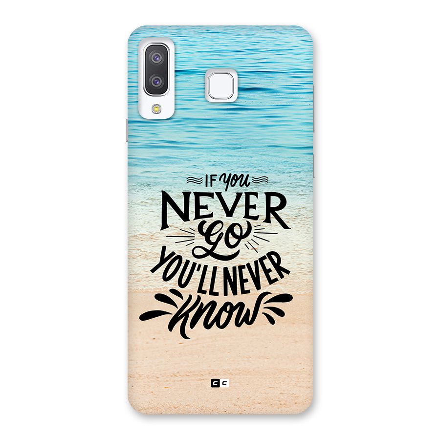 Will Never Know Back Case for Galaxy A8 Star