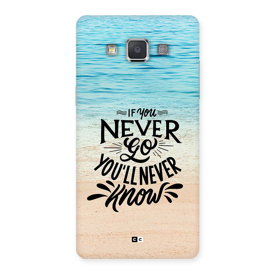 Will Never Know Back Case for Galaxy Grand 3