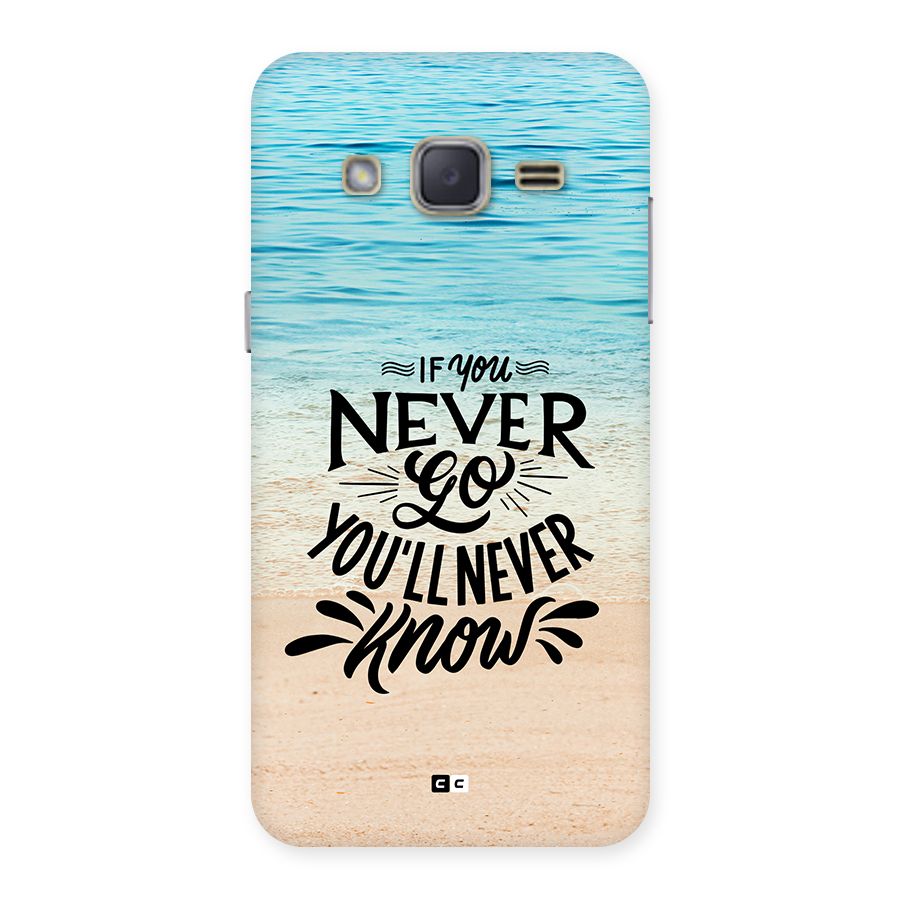 Will Never Know Back Case for Galaxy J2