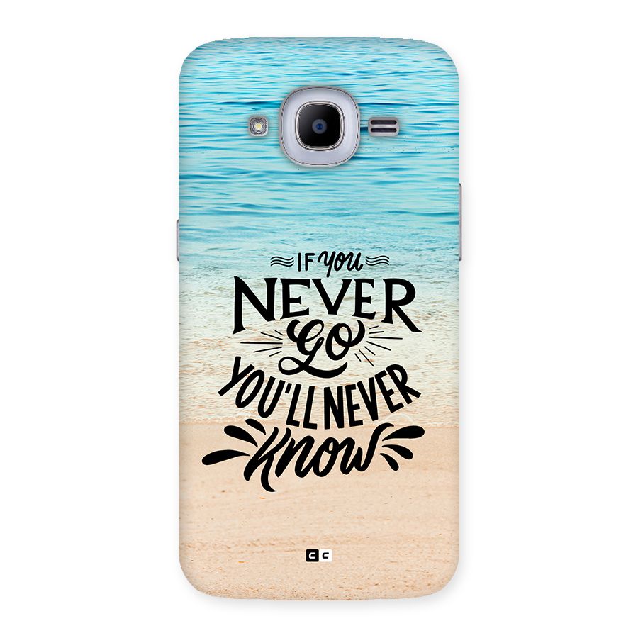 Will Never Know Back Case for Galaxy J2 Pro
