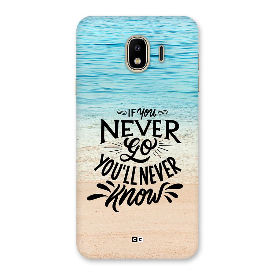Will Never Know Back Case for Galaxy J4