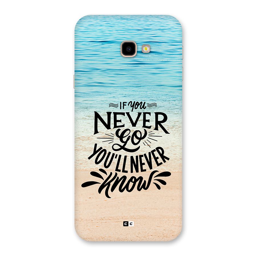 Will Never Know Back Case for Galaxy J4 Plus