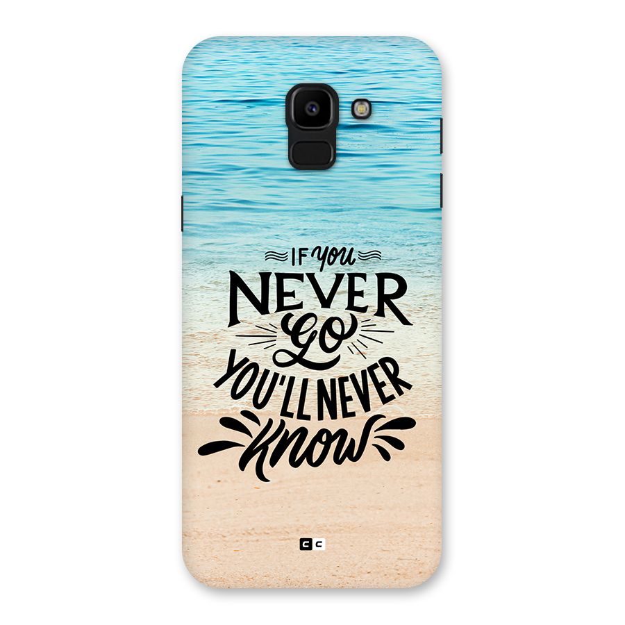 Will Never Know Back Case for Galaxy J6