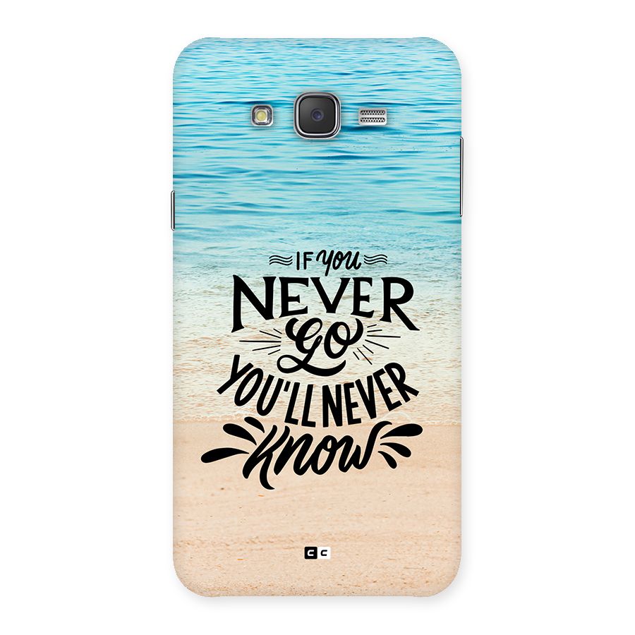 Will Never Know Back Case for Galaxy J7