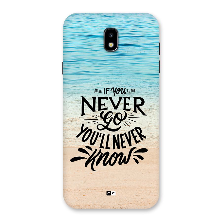 Will Never Know Back Case for Galaxy J7 Pro