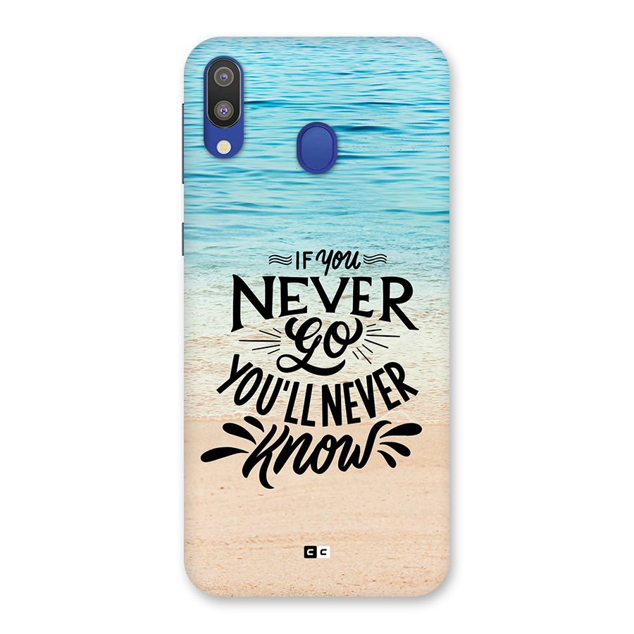 Will Never Know Back Case for Galaxy M20