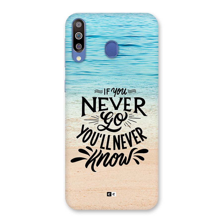 Will Never Know Back Case for Galaxy M30