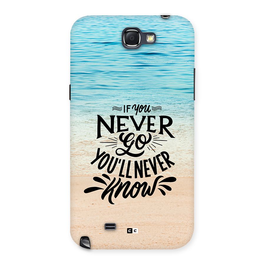 Will Never Know Back Case for Galaxy Note 2