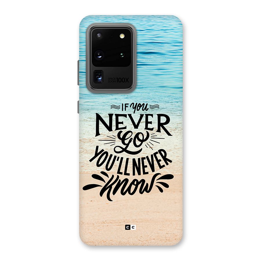 Will Never Know Back Case for Galaxy S20 Ultra