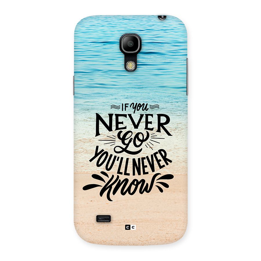 Will Never Know Back Case for Galaxy S4 Mini