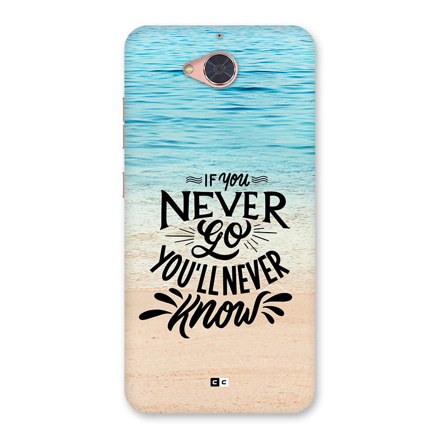 Will Never Know Back Case for Gionee S6 Pro