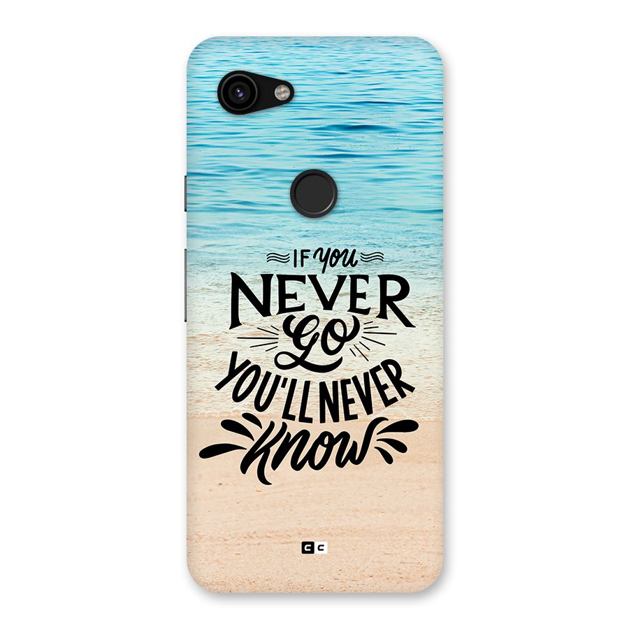 Will Never Know Back Case for Google Pixel 3a